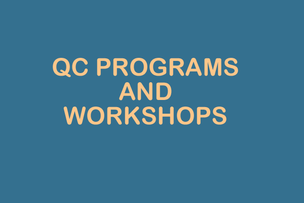 Programs Workshops Schedule