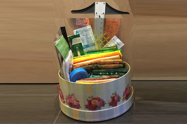 Feb 2019 - Batik Raffle Basket